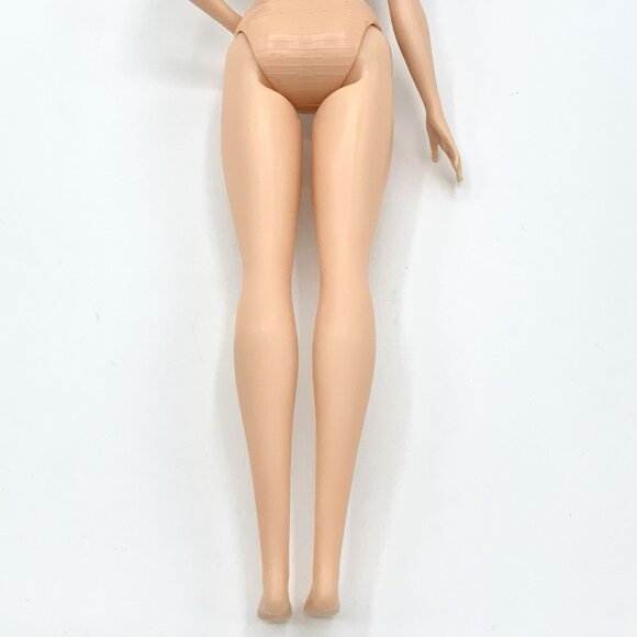 BARBIE Fashionista NAUTICAL TOP #61 Replacement Barbie Doll Nude Petite Flatfeet - Picture 11 of 14